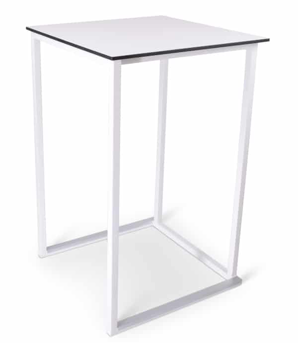 Statafel Kubo Timesquare wit - wit compact 70 x 70 cm