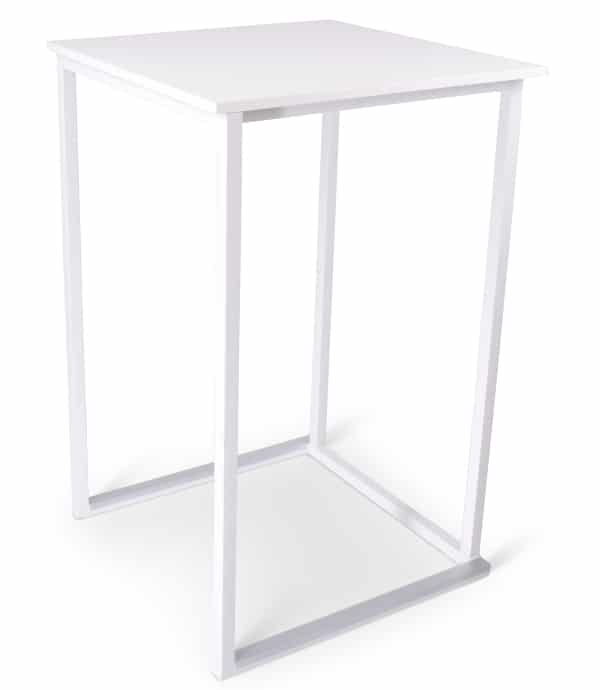 Statafel Kubo Timesquare wit - wit melamine 70 x 70 cm