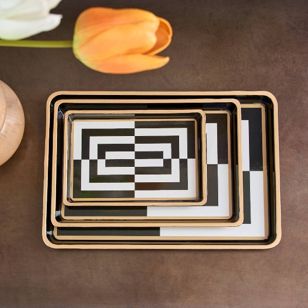 Tray zwart - wit