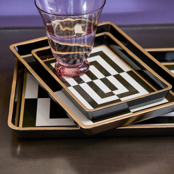 Tray zwart - wit