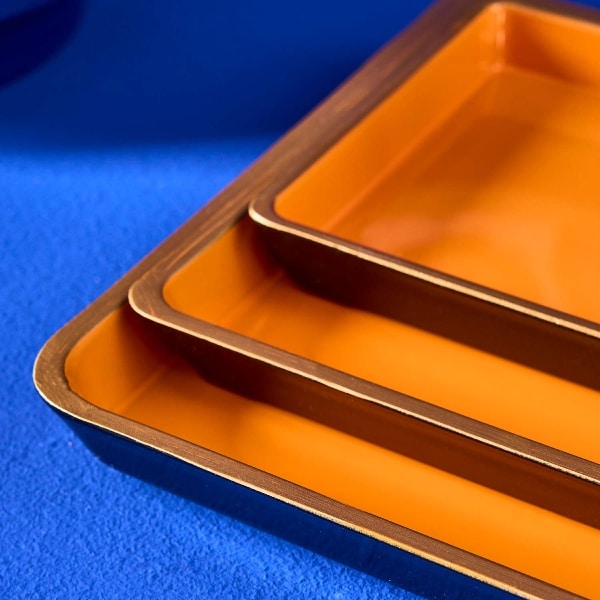 Tray set oranje