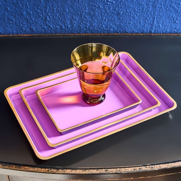 Tray set paars