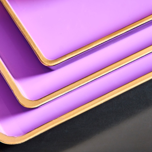 Tray set paars