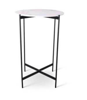 Statafel Riviera wit marmerlook MDF