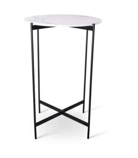 Statafel Riviera wit marmerlook MDF