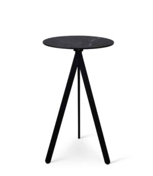 Statafel Trike zwart compact zwart marmer