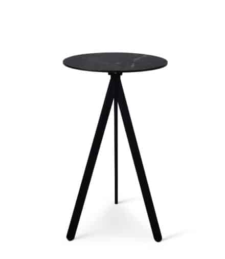 Statafel Trike zwart compact zwart marmer