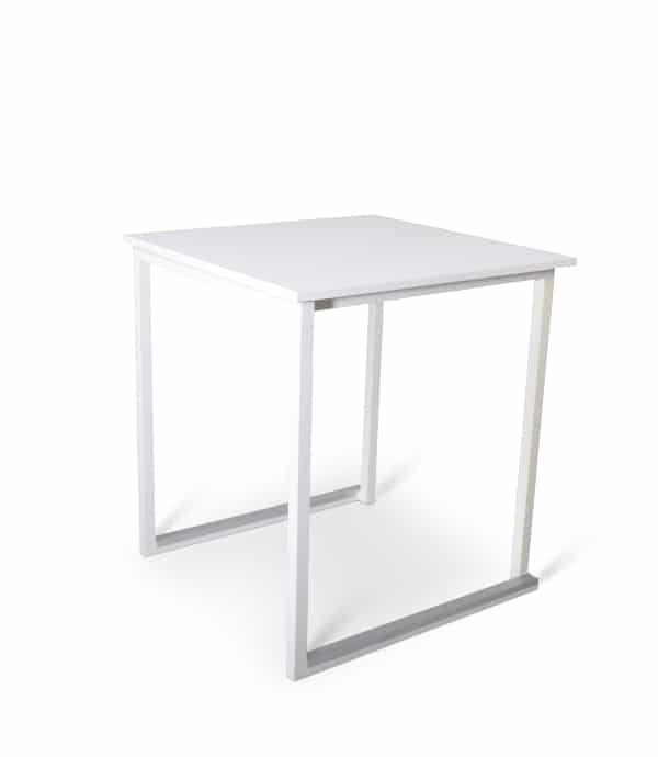 Tafel Kubo 70 x 70 cm melamine wit