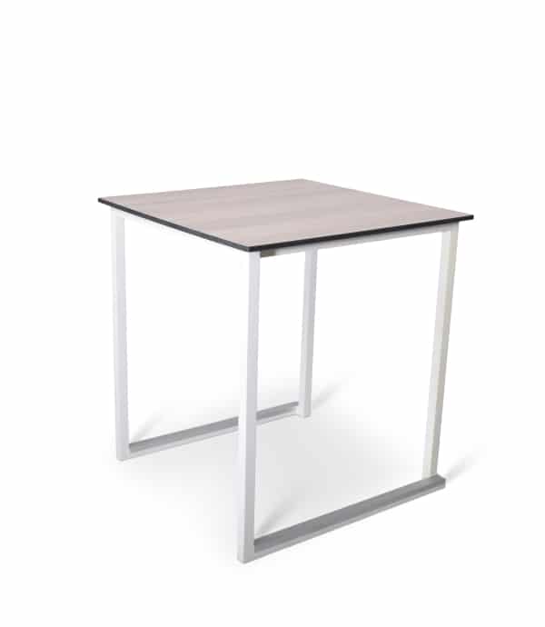 Tafel Kubo 70 x 70 cm volkern grijs eiken