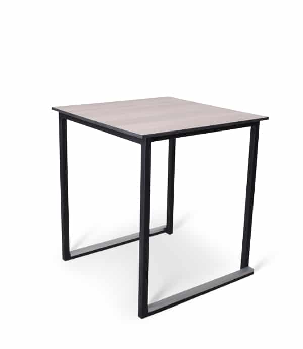 Tafel Kubo 70 x 70 cm volkern grijs eiken