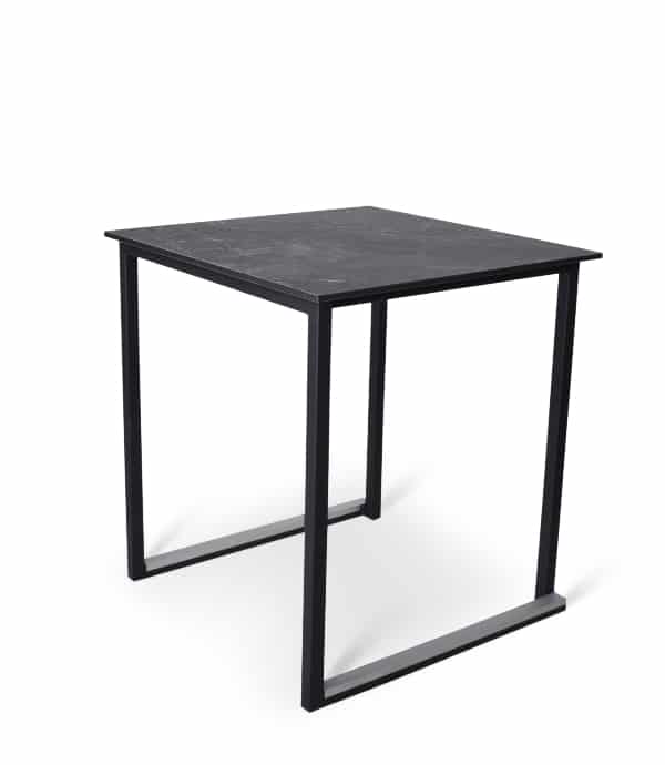 Tafel Kubo 70 x 70 cm volkern zwart marmer
