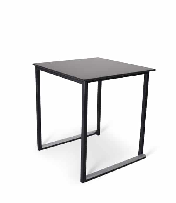 Tafel Kubo 70 x 70 cm volkern zwart