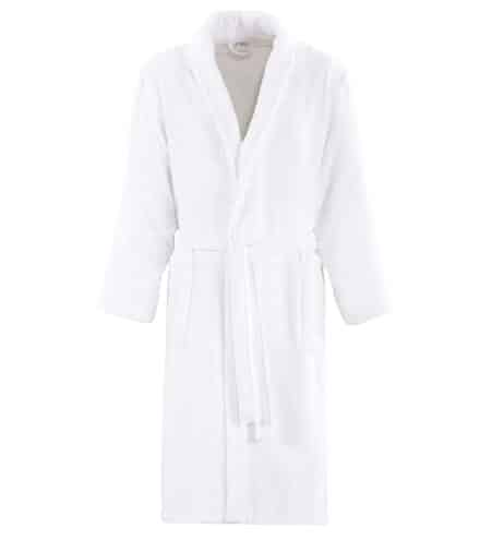 78601 Badjes Sjaalkraag wit badstof