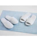 799-- badstof slippers wit