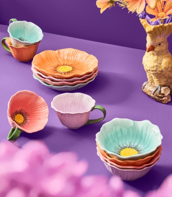 57065 Schotel Poppy Dessert plate