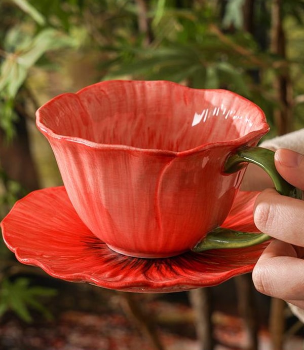 57065 Schotel Poppy Dessert plate
