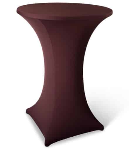 Statafelhoes stretch met topcover chocolate
